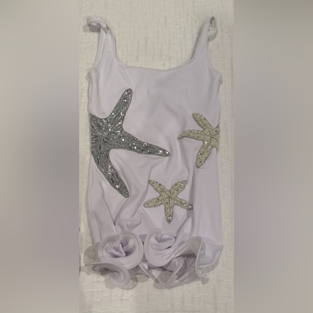 Starfish White Mini Dress size S by Leslie Amon - Picture 4 of 5